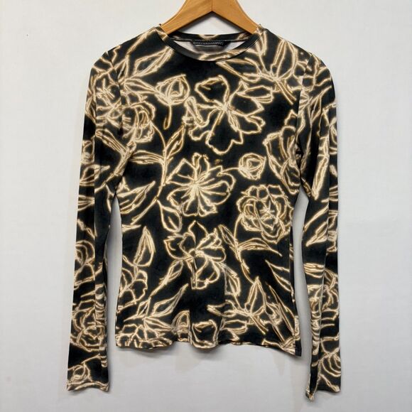Gary Graham 422 Women Long Sleeve Top Shirt T-Shirt Size Small Floral D034 -17 - Picture 15 of 16